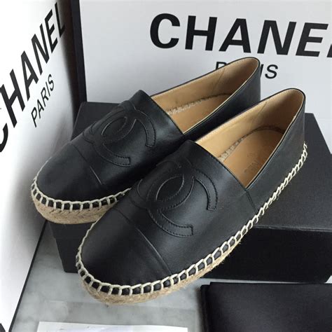 real vs fake chanel espadrilles|how to spot chanel espadrilles.